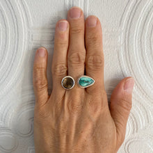 Load image into Gallery viewer, Turquoise + Smoky Quartz
